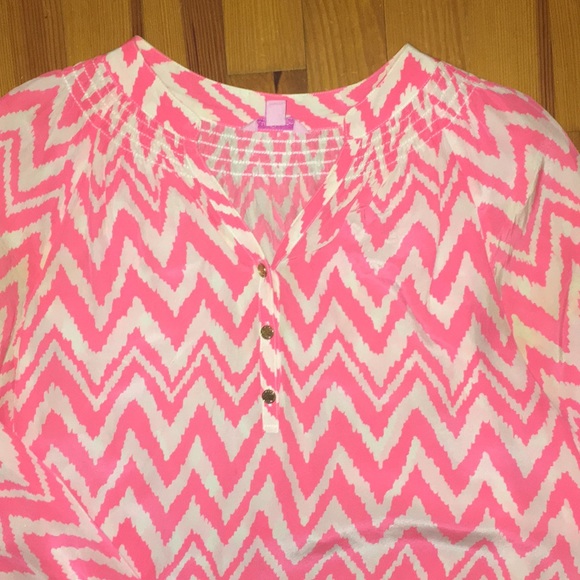 Lily Silk Shirt Size Medium - Picture 2 of 5